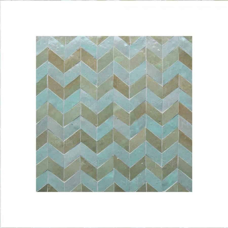 Zellige mosaic tiles