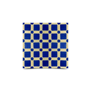 Elegant Dark Green Moroccan Mosaic Tiles - Handcrafted in Fez