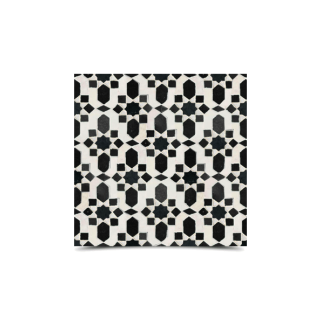 Moroccan Mosaic Black & White Tiles - Exquisite Design