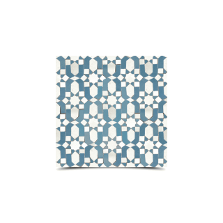 Moroccan Blue Mosaic Tile | Fez Handmade Zellige Collection