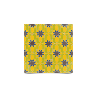 Moroccan Yellow Mosaic Tile - Vibrant Pattern for Indoor/Outdoor