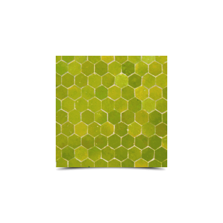 Moroccan Green Mosaic Tiles - Fes Handmade Geometric Design