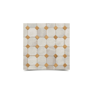 Moroccan Mosaic Beige & White Tiles - Elegant & Durable Choice