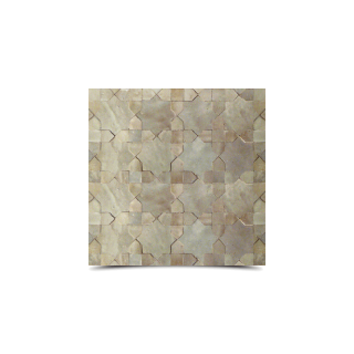 Moroccan Silver Mosaic Tile | Handcrafted Zellige Collection
