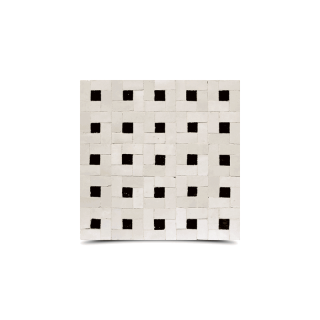 Moroccan Mosaic Black & White Tiles - Elegant Zellij Design
