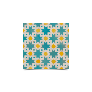 Moroccan Mosaic Pattern Tiles - Vibrant Multi-Color Display