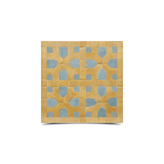 Moroccan Mosaic Tile - Beige & Gray Geometric Design