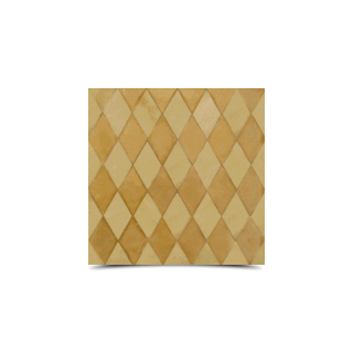 Moroccan Mosaic Beige Pattern - Handcrafted & Water Resistant.