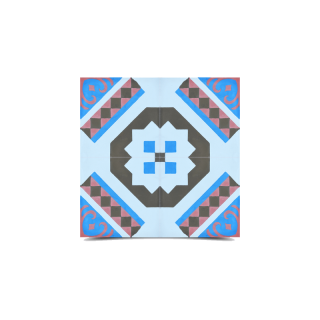 Enhance your space with Moroccan Pastel Cement Tiles.