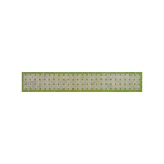 Moroccan Green Geometric Mosaic Border Tile - Vibrant & Stylish