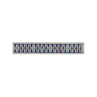 Moroccan Mosaic Border Multi Colors - Handmade Glazed Tiles
