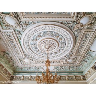 Exquisite Moroccan-Style Gypsum Plaster Ceiling Rose - Handcrafted Elegance