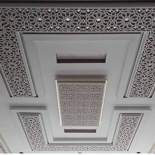 Premium Moroccan Gypsum Plaster Arch - Handcrafted Design