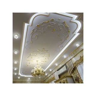 Moroccan Gypsum Plaster Ceiling 054 - Handmade Artwork