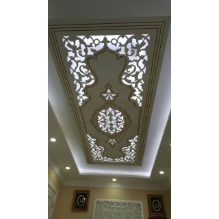 Exquisite Moroccan Arch Gypsum Plaster Ceiling - Premium Quality and Elegant Design