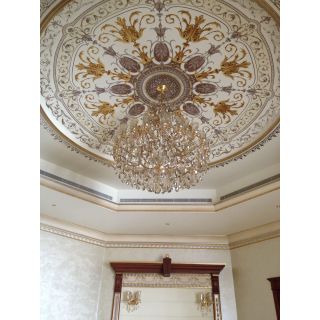Premium Handcrafted Moroccan Gypsum Ceiling Rose