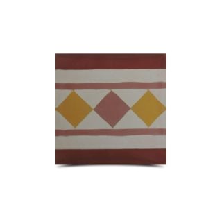 Moroccan Yellow & Purple Cement Border Tiles