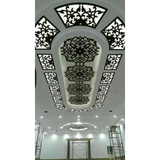 Distinctive Moroccan-Inspired Gypsum Plaster Arch