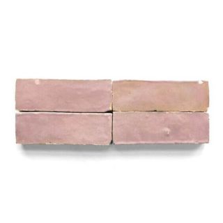 Pale Pink Handcrafted Moroccan Bejmat Tiles