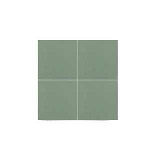 Moroccan Cement Tiles Cold Green - Premium Glazed Finish