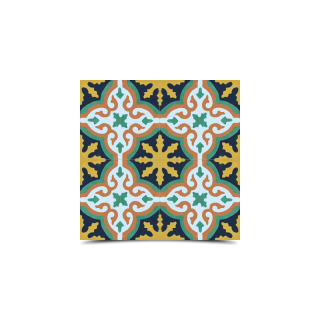 Moroccan Cement Pattern Tiles in Multi-Colors - Timeless Elegance