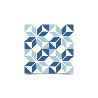 Moroccan Cement Blue & White Tiles – Vibrant Patterns for Walls & Floors