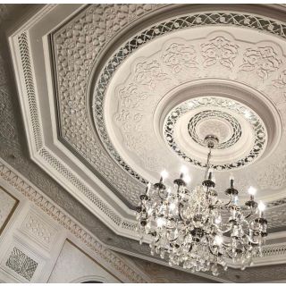 Luxury Moroccan-Inspired Plaster Ceiling Panel
