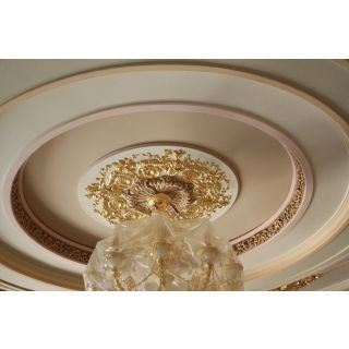 Exquisite Casablanca-Inspired Gypsum Plaster Ceiling