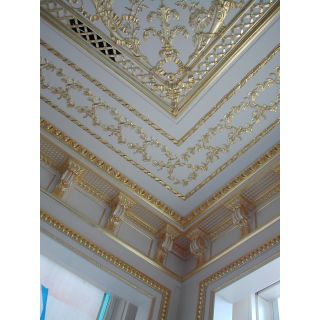 Luxury Moroccan-Inspired Plaster Ceiling - Handcrafted Perfection