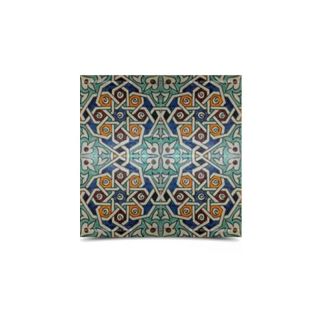 Authentic Moroccan Geometric Hand Painted Tiles - Vibrant Colors