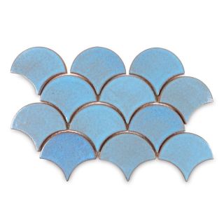 Blue Bell Moroccan Fish Scale Tiles | Indoor/Outdoor Wall, Floor & Backsplash Tiles