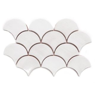 Moroccan Fish Scale Tiles - White | Stylish & DurableTiles
