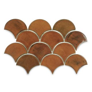 Moroccan Fish Scale Tiles - Amber | High-Quality & Vibrant