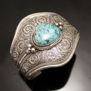 Moroccan Tuareg Berber Silver Geometric Bracelet