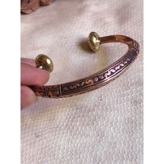 Elegant Moroccan Tuareg Silver Bracelet - Geometric Design