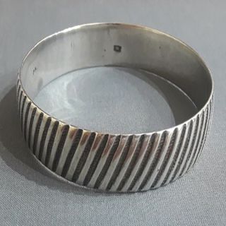 Moroccan Tuareg Berber Silver Geometric Bracelet - Handcrafted Ethnic Elegance