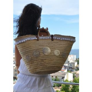 Moroccan Handwoven Eco-Friendly Handbag | Handbag Basket 026