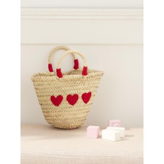 Moroccan Berber Handwoven Straw Handbag - Eco-Friendly & Customizable