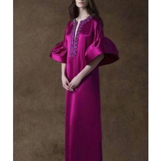 Moroccan Bohemian Kaftan Dress 122 - Exquisite Embroidery & Trendy Design