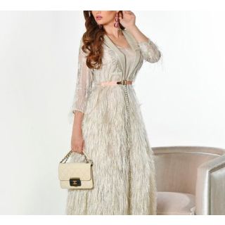 Moroccan Embroidered Kaftan Dress - Bohemian Chic Style