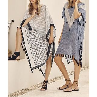 Vacation Maxi Moroccan Beach Cover Up | Silky Caftan