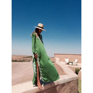Moroccan Beach Caftan Cover Up - Luxury Kaftan for Beach Vacation