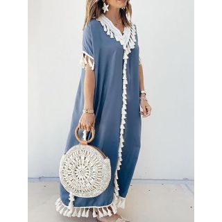 Exotic Embroidered Moroccan Kaftan Dress for Stylish Occasions.
