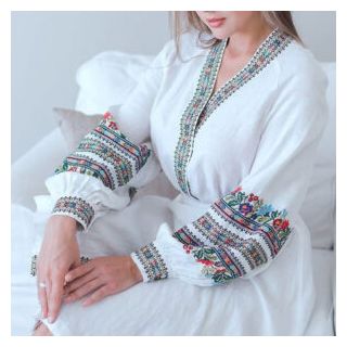 Moroccan Embroidered Kaftan Dress | Chic Bohemian Style