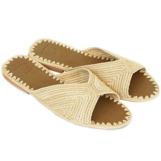 Chic Natural Material Straw Sandals - Sustainable Style