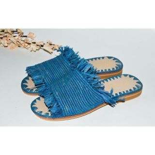Straw Sandals - Trendy and Comfortable Footwear for Casual Outings or Beach Days