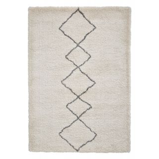 Moroccan Handwoven Beni Ourain Zigzag Rug