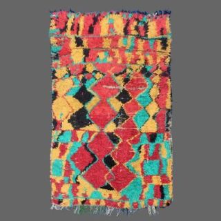 Colorful Moroccan Berber Rug 026 – Handwoven Wool Masterpiece