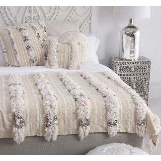 Exquisite Moroccan Wool Blanket | Handmade Elegance for Your Space