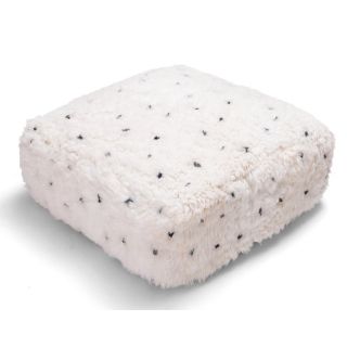 Handcrafted Bohemian Moroccan Wedding Rug Pouf